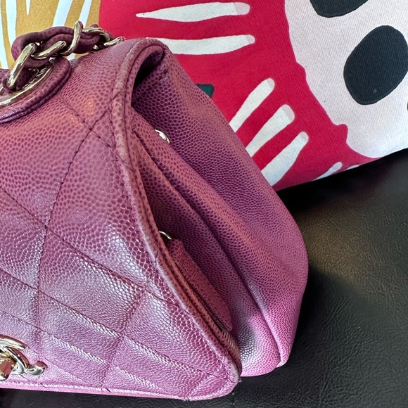 Chanel dark pink medium business affinity flap bag - Picture 7 of 15